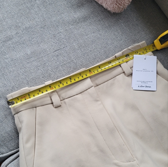 & Other Stories Cream Wide-Leg Pants - Picture 7 of 7